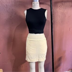 Elegant Butter Yellow Women's Skort